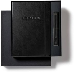 LEUCHTTURM1917 Bullet Journal Stealth Collector's Set - All Black Official BuJo Notebook, Drehgriffel Pen, and Pen Loop