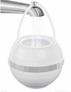 Bath Water Filter for Tub Faucet with Overflow,2,500 Gallons of Filtration,Remove contaminants,Chlorineand Fluoride,Hard Water Softener,Enhances the Health of Skin,Hair,Nails