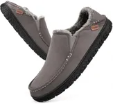 LongBay Men's Moccasin Slippers Com