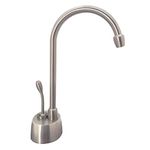 Westbrass D271-NL-07 Velosah 9" 1-Handle Hot Water Dispenser Faucet (Tank Sold Separately), Satin Nickel