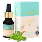 CAMIA - 100% Organic & Natural Peppermint Essential Oil | Therapeutic Grade Essential Oil | Refreshing & Revitalizing | Ideal for Aromatherapy & Skin Care | Chemical & Preservative Free | 15 ML