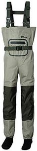 8 Fans Men’s Fishing Chest Waders 3-Ply Durable Breathable and Waterproof with Neoprene Stocking Foot Insulated Fishing Chest Waders, for Duck Hunting, Fly Fishing, A Mesh Storage Bag Included