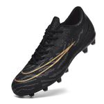 Football Boots Youth Spikes Mens Professional Football Shoes Microfibre Shoes Children Football Athletic Shoes Training Shoes Outdoor Sports Shoes Soccer Shoes Neutral