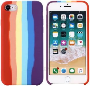 REALCASE iPhone 6s Plus Back Cover | Rainbow Liquid Silicone Gel Rubber | Shockproof Full Protective Case Back Cover for iPhone 6 Plus / 6s Plus (Multicolor)