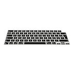 kwmobile Keyboard Cover Compatible with Apple MacBook Pro 14" (2023) A2779 - AZERTY (France, Belgium) Layout Keyboard Cover Silicone Skin - Black