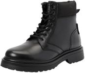 Tommy Jeans Men's TJM LACE UP Boot (EM0EM01446 Mid, Black (Black), 8 UK