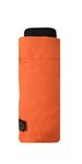 SMATI Mini compact folding umbrella - Pocket size 18cm, windproof, 200g ultra light, manual, travel umbrella, mixed umbrella, Colour ORANGE