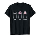 Rock Paper Scissors Cat Paws Funny Hand Game Cat Lovers T-Shirt