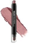 Boobeen Waterproof Eyeshadow Stick, Cream Eye Shadow Pencil with Soft Brush, Shimmer Eyeshadow Crayon Pen to Highlight Eye Makeup