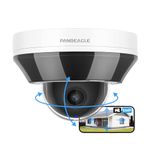 Compatible with Hikvision PTZ PoE Camera Outdoor with Pan/Tilt 3X Optical Zoom, 6MP Dome IP PTZ Camera Built-in Mic, 98ft IR Night Vision, 2.8-8mm Motorized Lens, NDAA Compliant, IP67, IK10, Panoeagle