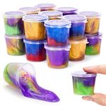 Girls Toys Age 7 8 6 5 9, Slime Kits Party Favors for Kids Birthday Present Gifts for 5-10 Year Old Girl Boys DIY Non-Sticky Slime Pack Toys for 6 7 8 5 Year Old Girls Kid Stress Relief Toy for Teens