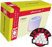 Ever Ready First Aid Waterproof Medical Tape, 1" X 2-1/2 Yards, in Kit Unit Box, 2's, 10 Count