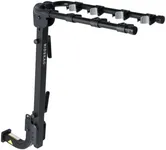 Ride KAC S4 Hitch Mounted 4-Bike Suspension Rack, Quick Release Handle, Double Folding, Smart Tilting Design, RV Use Prohibited, 2" Hitch