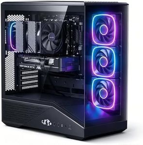 NIMO Gaming-Desktop, GeForce RTX-5060 8GB Intel i5-14400F(Up to 3.6GHz beat i7-11700) 16GB DDR5, 1TB SSD, 650W Power Supply ARGB Fan x4, Prebuilt PC Business & AI Creation Digital Nomads Streaming