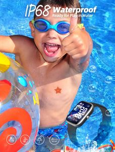 Kids Smart Watch – Black Touchscreen GPS Tracker