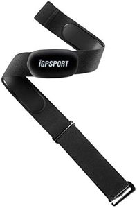 iGPSPORT HR40 Monitor de Ritmo cardíaco Bluetooth & Ant+ con Correa de Pecho para Correr, Ciclismo, Gimnasio y Compatible con Garmin Polar Wahoo - Negro