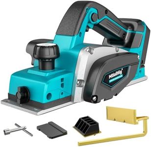 MtiolHig 30000 CPM Cordless Handheld Planer Compatible with Makita 18V Battery (Tool Only) 3-1/4 Inch Electric Planer - Power Hand Wood Planer for Woodworking, Carpentry, and Home DIY