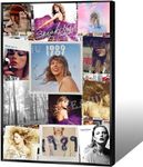 Craft Maniacs TAYLOR'S ALL POPULAR ALBUMS A4 MATT LAMINATED POSTER FRAMED/UNFRAMED FOR ROOM DECOR & GIFTING | BEST GIFT FOR SWIFTIES (FRAMED)