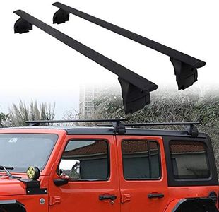Snailfly Cross Bars Roof Rail Racks Fit for Jeep Wrangler JK JL Gladiator JT 2007-2023 Crossbars