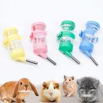 The Pets Kingdom-Automatic Drinking Water Feeder Bottle for Hamster | Mice | Rabbit | Guinea Pig (Colour May Vary) (80ML)