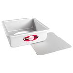 Fat Daddio's Anodized Aluminum Square Cheesecake Pan, 8 Inches by 8 Inches by 3 Inches