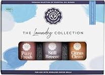 Woolzies Laundry Collection Essential Oil Set | 100% Pure Therapeutic Grade Aromatherapy Oil | Use with Wool Dryer Balls or Oil Diffuser | Gift Set includes Petal Fresh, Still Breeze, Citrus Clean