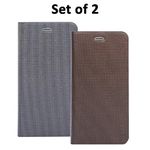 navor Set of 2 Premium Ultra Slim Wallet Case and Thin Design for iPhone 6 Plus / 6S Plus [5.5 Inch]