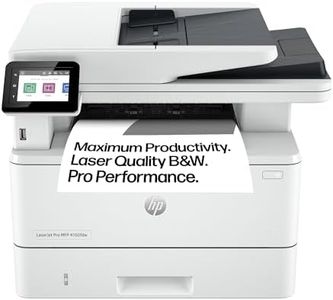 HP Laserjet Pro MFP 4102fdw Laser Printer | Black and White | For Small Medium Business | Print, Copy, Scan, Fax | ADF | 2-Sided Printing | Dual-Band Wi-Fi | Ethernet