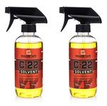 Walker Tape 2Pack C-22 Adhesive Remover Solvent Spray 12oz (2 Bottles) Hair Adhesive Remover Adhesive remover 2 Bottles for Lace Wigs, Toupees, and Tape-in Hair Extensions2 Pack