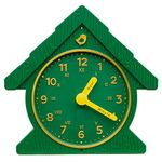 Gorilla Playsets 0-0036-G Funtime Clock Swing Set Attachment, Green with Yellow