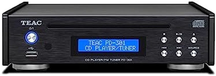 Teac PD-301DAB-X - Reproductor de CD con sintonizador Dab/FM, Color Negro Negro