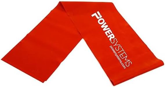 Power Systems Flat Band, Bulk Resistance Band, Level: Medium, Red, 50 Yards x 6 Inches (84770)