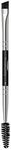 Aesthetica Pro Series Double Ended Eyebrow Brush & Spoolie - Angled Brow Brush for Precision Application & Blending of Eye Brow Powders, Waxes & Gels - Vegan & Cruelty Free