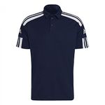 adidas Men's Sq21 Polo Shirt, Team Navy Blue/White, XXL UK