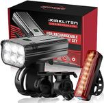 9500 Lumens Bike Headlight and Tail