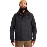 MARMOT Men’s PreCip Jacket | Lightweight, Waterproof, Black, Small