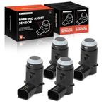 A-Premium (4-PC) Rear Reverse Backup Parking Assist Sensor Compatible with Select Ford and Lincoln Models - F-150 F150 2009-2014, Mark LT 2010-2014, Replace# 9L3Z-15K859-D