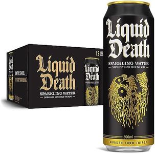 Liquid Death Sparkling Mountain Water, 12 x 500 ml