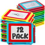 Bedwina Magnetic Drawing Board for Kids - (Pack of 12) Erasable Doodle Sketch Tablet and Travel Drawing Pad for Kids Boys and Girls, Birthday Party Favors and Party Stocking Stuffers for Kids