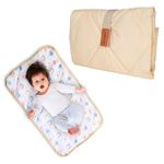 Motherly Diaper Changing Mat for Newborn Baby, Reusable Portable Changing Pad, Crib Mat for Baby, Sleeping Mattress for Boys & Girls (72 x 42 cm, 0-12 Months)