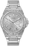 GUESS Men Analog Quartz Watch with Stainless Steel Strap GW0209G1