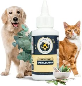 Fur Ball Story Clear Ear Solution for Dogs & Cats 50ml | Softens & Easily Cleans Earwax | Prevents Bad Odour, Infection, Earache, Dryness | Vet Recommended, Licensed, Ayurvedic