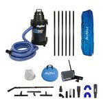 SkyVac Mighty Atom Gutter Cleaning Machine with 6 Push Fit Poles (9m Reach) and a Real Time Inspection Camera