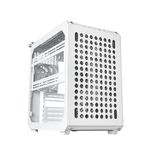 Cooler Master Qube 500 Computer Case - White | 280Mm Radiator Support | E-Atx Motherboard Support | Atx Smps Support | Type C Connector | Compact Atx Case | Build in Vertical Gpu Mount - Alloy Steel