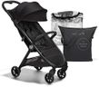 Baby Jogger City Tour 2 Eco Stroller Travel System | Ultra-Lightweight, Foldable & Compact Pushchair Buggy, Carry Bag, Weather Shield & Belly Bar | With Sustainable Fabrics | Black