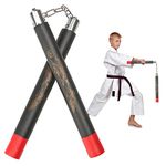 DONQL Foam Nunchucks for kids and beginners Training Nunchucks of Martial Arts Padded Training Practice Nunchakus Portable Good Gift and Toy for Kids