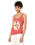 Disney Women's Officially Licensed Incredible Mom Junior's Racerback Tank, Red//Officially Licensed Incredible Mom Circle Junior's Racerback Tank, Medium