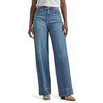 Lee Women's Legendary High Rise Trouser Jean, Elevated Retro, 10