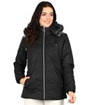 ELLIPSE Polyester Fashion Ladies Winter Jacket For Women With Hoodie Jacket For Women Winter Wear Full Sleeves Womens Jackets Long Standard Length Coat Hoodded Jackets For Girls