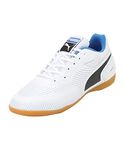 Puma Unisex-Kid TRUCO III Junior White-Black-Team Royal Football Shoe - 4UK (10693504)